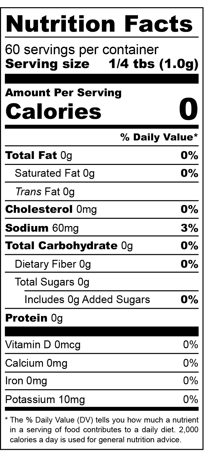 nutrition facts