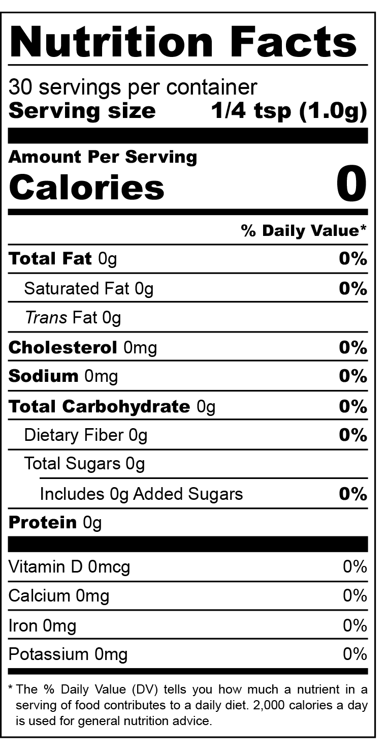 nutrition facts